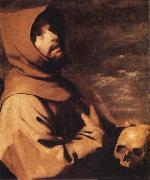Francisco de Zurbaran The Ecstacy of St Francis painting